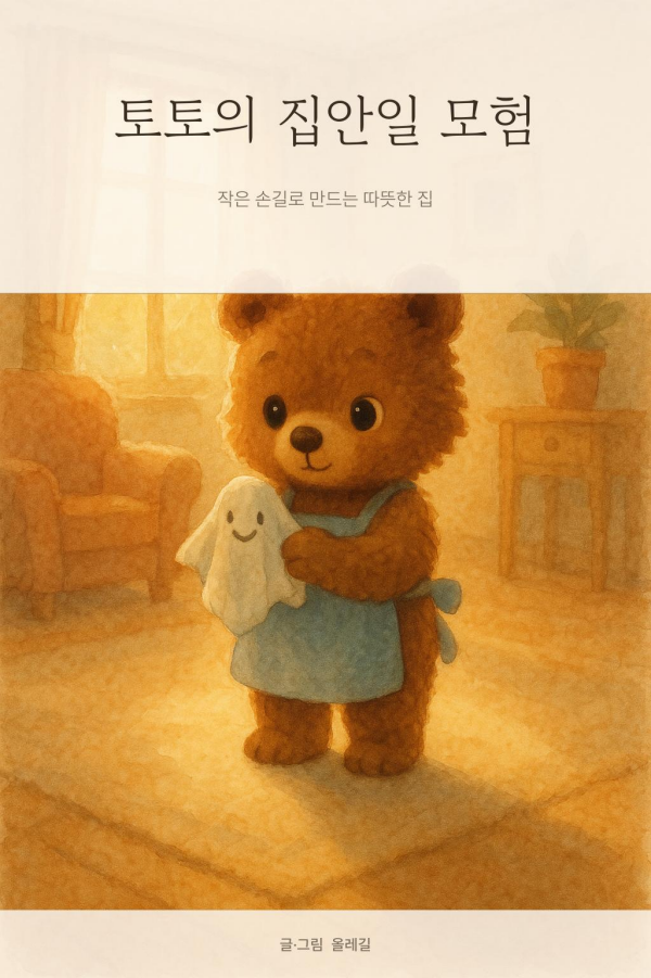 토토의 집안일 모험 표지 그림